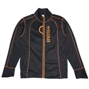 Ragnar Relay Official Racing Jacket‎ Mens Large Gray Full Zip Running Race